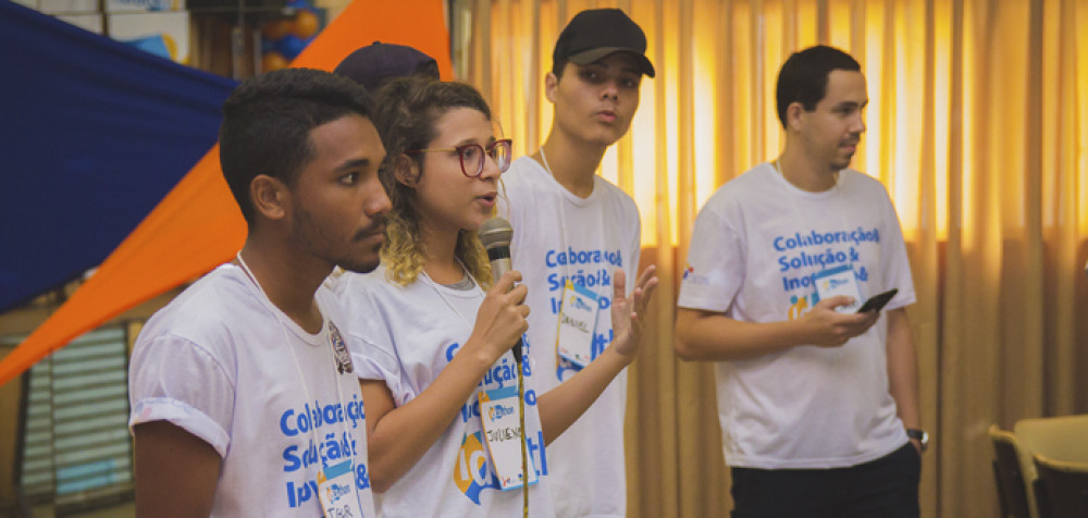 colaboração & solução & inovação & IDEATHON