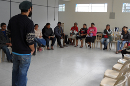O Projeto Intervenção Psicossocial organiza reuniões sócio-educativas